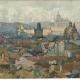 Praha - Pohled k Hradčanům z hvězdárny