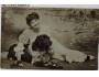 žena a pes poštou prošlá,az.Witkowitz,Vírkovice r.1908 N21