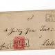 Skládaný dopis raz.Jordan r.1868 O2/16
