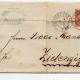 Skládaný dopis raz.Frankfurt r.1868 O2/14