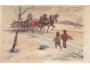 Matas - Vánoce - děti, koně, povoz