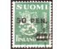 Finsko 1931 Znak, přetisk na známce č.147, Michel č.170 raz.