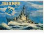 Reprint pohlednice loď a cigarety Triumph,O8/394