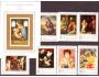SSSR 1970 Ermitáž, obrazy slavných malířů, Michel č.3830-6+B
