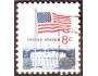 USA 1971 Bílý dům a vlajka, Michel č.1033A raz.