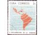 Kuba 1964 Havanská deklarace, mapa Jižní Ameriky, Michel č.