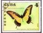 Kuba 1972 Motýl, Michel č. 1805 raz.