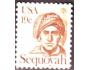 USA 1980 Iindián Sequaoyah (1770-1843), tvůrce abecedy Chero