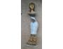 Eva Malinová: Modrá - Keramická reliéfní socha