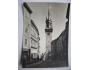 Znojmo - gotická radniční věž, ulice, obchody 50. léta Orbis