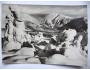 Krkonoše výhled z Černé hory na Sněžku 1958 Orbis
