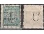Německo Reich 1923 Inflace 1 milion, Michel č.314A, Perfin U