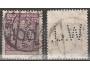 Německo Reich 1923 číslice 100 Pf, Michel č.343P, Perfin W.