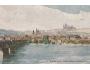 PRAHA KARLŮV MOST HRADČANY r.1910 NAKL. F.J. JEDLIČ. °PB566