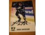 Johan Davidsson - Mighty Ducks of Anaheim- orig. autogram -