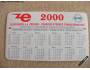 Samolepící kalendářík 2000 - Elektrokov a.s. Znojmo *31