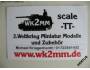 Vizitka německá WK2MM, scale - TT. Nová nepoužitá *21