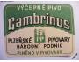Pivní etiketa - VÝČEPNÉ PIVO Gambrinus *504