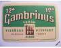 Pivní etiketa - Gambrinus 12⁰ *509