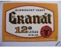 Pivní etiketa - Olomoucký tmavý Granát 12⁰ *537