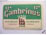 Pivní etiketa - Gambrinus ležák - 12⁰ *589