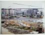 Barevné foto výstavby podchodu u nádraží v Plzni *9191
