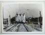 Černobílé foto výstavby podchodu u nádraží v Plzni *9278