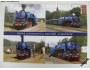 Pohlednice - 4 obrázky parní lokomotiva 498.022 ČSD *2404