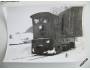 Fotografie černobílá diesel. úzkorozch. lokomotivy *4149