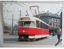 Pohlednice plzeňské tramvaje T2 v Kopeckého sadech *4431