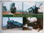 Pohlednice - 4 obrázky parní lokomotivy 423.057 ČSD *4588