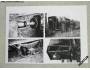 4 černobílé tištěné foto 1 starého vozu a 3 detaily *6006