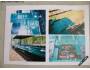 4 barevné tištěné fotografie dvojitého patrového vozu *6012