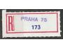 R nálepka Praha 75 provizorium