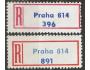 R nálepka Praha 614 (2x)
