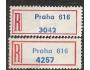 R nálepka Praha 616 (2x)