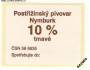 NYMBURK Postřižinský pivovar 10% tmavé