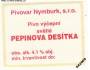 NYMBURK Pivovar Nymburk s.r.o. DESÍTKA