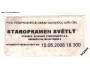 STAROPRAMEN SVĚTLÝ č/b firma ve 2 řádcích PIVO...
