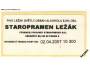 STAROPRAMEN LEŽÁK č/b firma 2 řádky