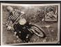 Válek Vlastimil - motokros - čb foto pohlednice