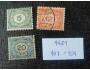 Nizozemsko (Nederland) 1921, č. 107-109 (5, 12 1/2, 20 cent)