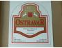 Ostrava - reklamní etiketa - 182 x 205 mm - 12% sv. ležák