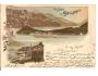 SALUTO DA BELLAGIO /LITOGRAFIE+KOLÁŽ / ITALIA /r1900*kc270