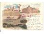 PARDUBICE =LITOGRAFIE + KOLÁŽ =rok 1899 *a==2832