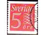 Švédsko 1957 Číslice 5, Michel č.429A raz.