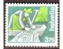 Švýcarsko 1990 povolání - rybář, výplatní známka, Michel č.1