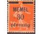 Memel Klajpeda 1920 Rozsévačka, přetisk, Michel č.21x *N