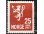 Norsko 1926 Lev se sekerou - znak, Michel č.126A ** malá vad
