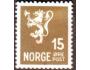 Norsko 1937 Lev se sekerou - znak, Michel č.183a *N